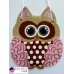 Owl Decor - Owl Wall Hanging - Owl Wall Decor - Red Owl Decor - Red Owl Nursery Decor - Polka Dot Owl - Wall Hanging - Salt Dough Hanger